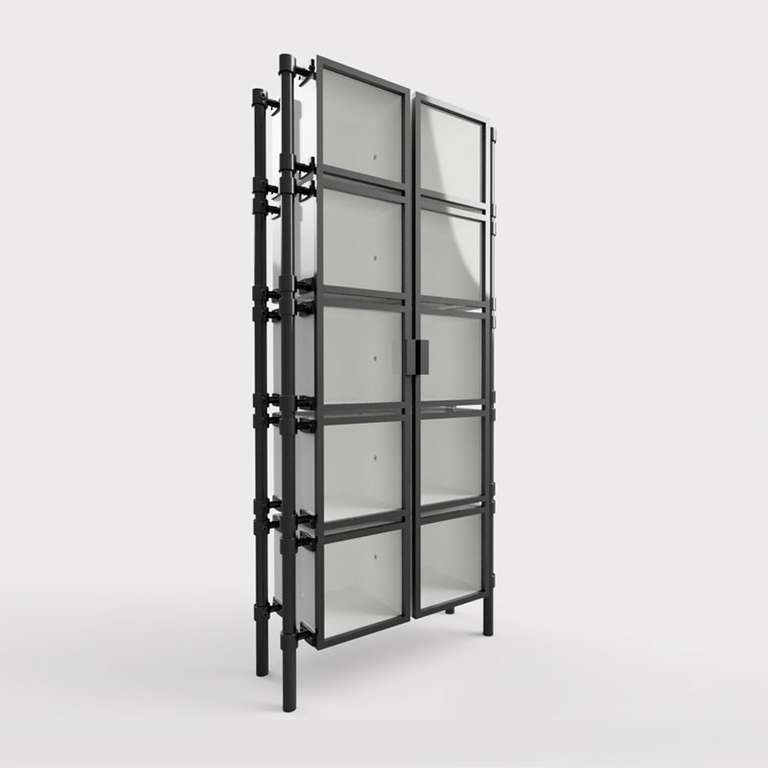 FAB10 cabinet glass doors